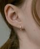 Татьяна (Серебро 925 пробы) Базовые серьги-кольца из трубок Ec1999 (S / M / L)