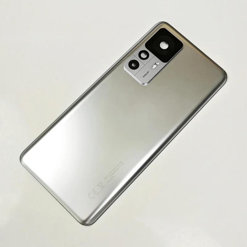 MI 12T A+ Задняя стеклянная крышка-дверца Для Xiaomi 12T Pro 5G Запасной аккумулятор, Задний корпус Mi12T С объективом камеры