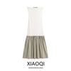 Fashion Style 2024 Summer New Women's Clothing Stylish Patchwork Midi Skirt Dress Short Skirt 0085007 063