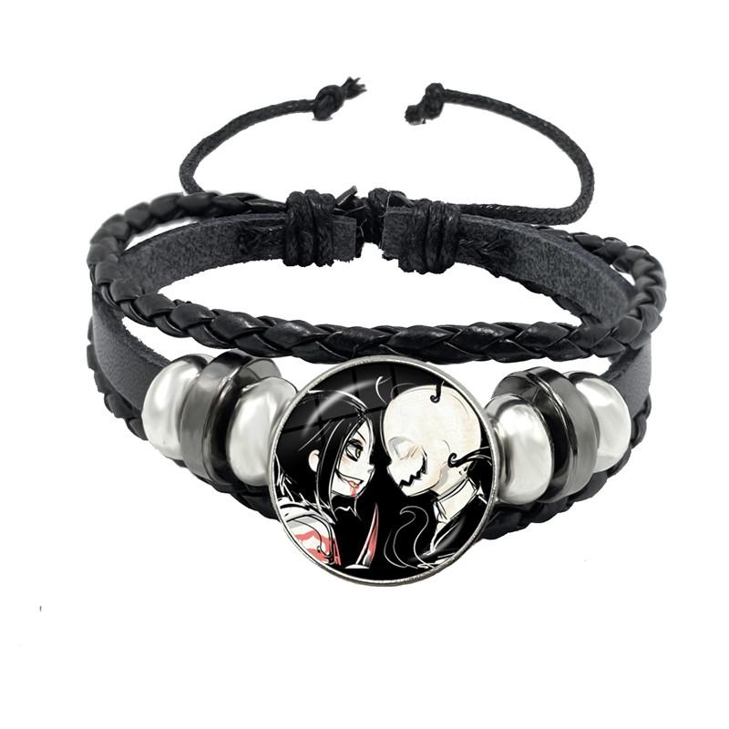 Модный Аксессуар Подарок Для Детей Горячая Крипипаста CREEPY PASTA TICCI TOBY Браслет Стеклянный Кожаный Браслет JEFF THE KILLER