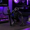 Орнаменты в темной атмосфере 3D-печатная фигурка скелета с мечами, креативное настольное украшение, принадлежности для вечеринки на Хэллоуин, статуя с мечами для дома и офиса