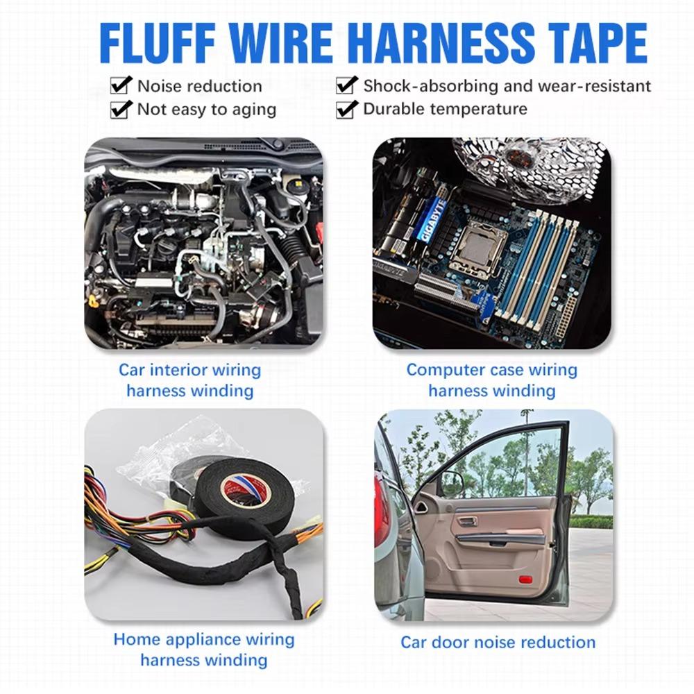 10M Multipurpose Electrical Insulating Tape Automotive Wiring Cable Harness Harness Tape  Home