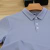 Cotton Polo Shirt Men's Shirt Collar Long-staple Cotton Short-sleeved T-shirt Men's Half-sleeved Polo Shirt