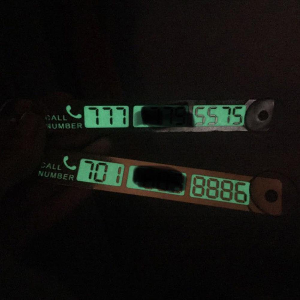 Автомобильная верхняя светящаяся присоска, автомобильная временная парковочная табличка, номер телефона, уведомление о карте