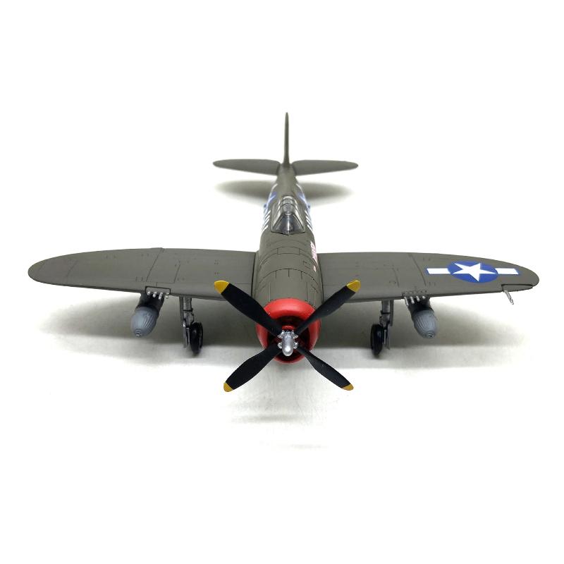 Aircraft Model 1:72 American P-47thunderbolt Fighter Alloy Aircraft Model Finished Product Boutique Collection Ornament Gift