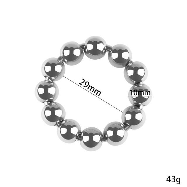 Нержавеющая сталь маленький большой металлический замок для пениса набор колец для задержки эякуляции шарик для эрекции кольцо для члена раб мужской секс-игрушка для мужчин