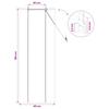 Natural Bamboo Roller Blind 40 x 160 cm