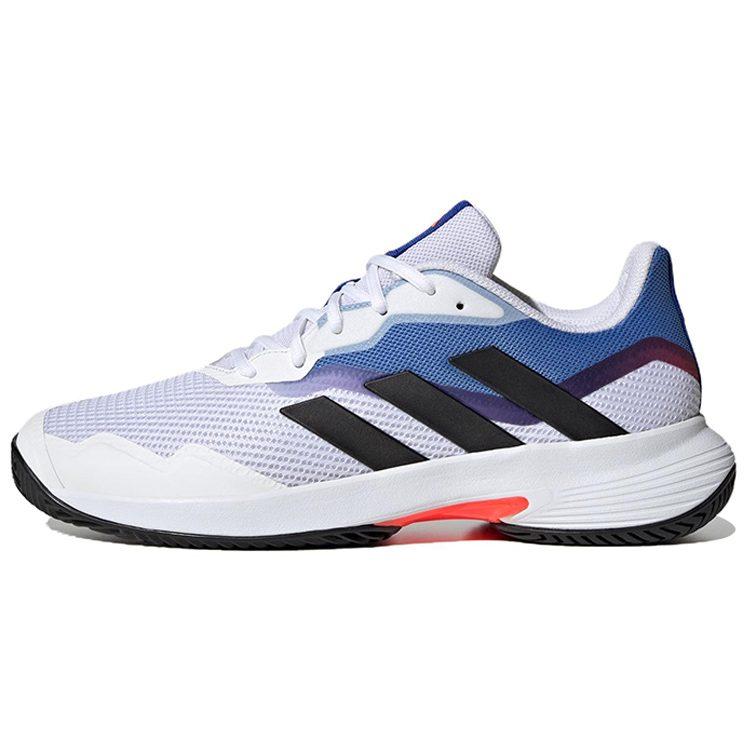 adidas Теннисные кроссовки Courtjam Control 'Белый Черный Синий' HQ8468