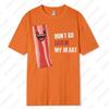 Смешные парные унисекс хлопковые футболки для взрослых Его и Ее matching shirt Парень Девушка Яичница с беконом Повседневная милая футболка