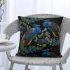 Throw Pillow Cover 18x18 Inch Peacock Polyester New Square Printing Pillow Cover Home Decoration