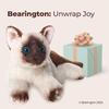 Bearington Collection Lil' Cleo Siamese Cat Plush Toy with Ultra-Soft Long Fur - Birthday Gift for Animal Lovers and Cat Owners