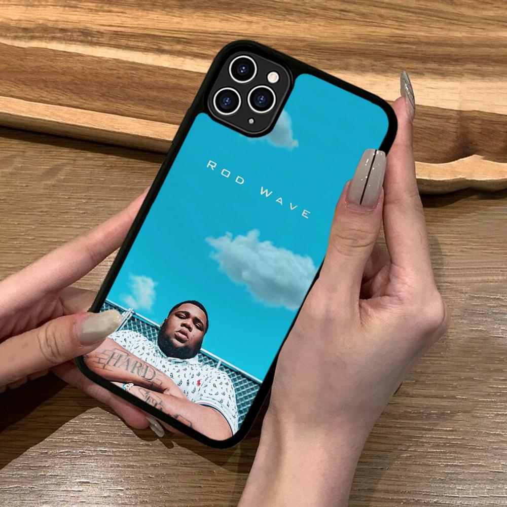 Чехол для телефона Rod Wave Rapper Cool Man Силиконовый PC+TPU Для Для IPhone 11 12 13 14 15 16 Plus Pro Max Обложка