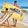 Erling Haaland GOAT Beach Towel, Large Soft Quick Dry Towel for Beach Camping Swimming