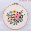 DIY Flowers Pattern Handmade Embroidery Kit Perfect for Creativity and Fun