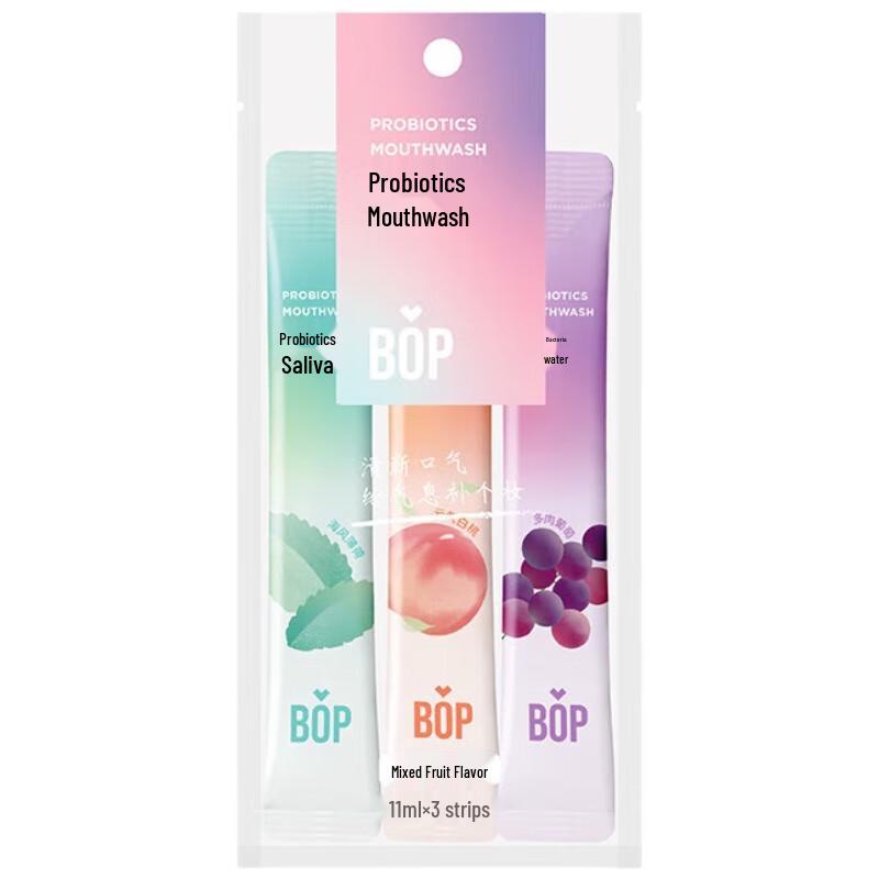 Bop Probiotic Mouthwash Travel Pack