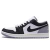 Air Jordan 1 Износостойкие и легкие Низкие Винтажные Баскетбольные Кроссовки Мужские Черно-серые 553558-053(Команда734-)