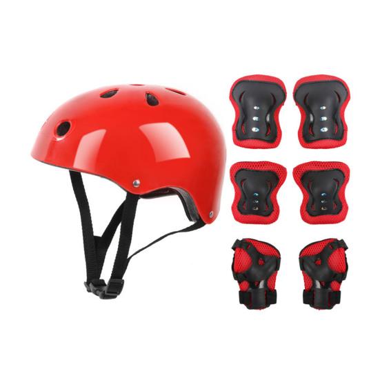 7 шт./компл. детский защитный комплект для катания на роликах, скейтборде, велосипеде, самокате, регулируемый