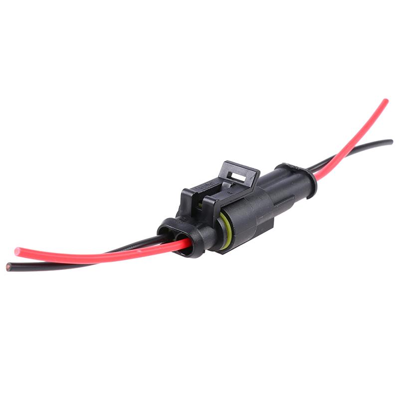 2-контактный герметичный водонепроницаемый разъем разъема электрического провода автоматический разъем с кабелем