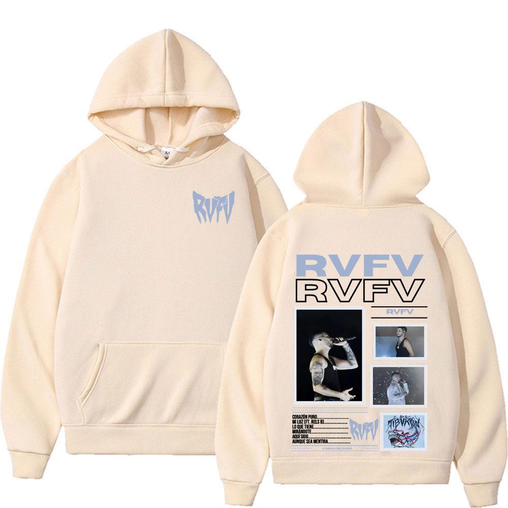 Rapper RVFV Eltiburón Tour 2025 Graphic Hoodies Male Fashion Fleece Retro Hip Hop Pop Music Sweatshirt Men Women Casual Pullover