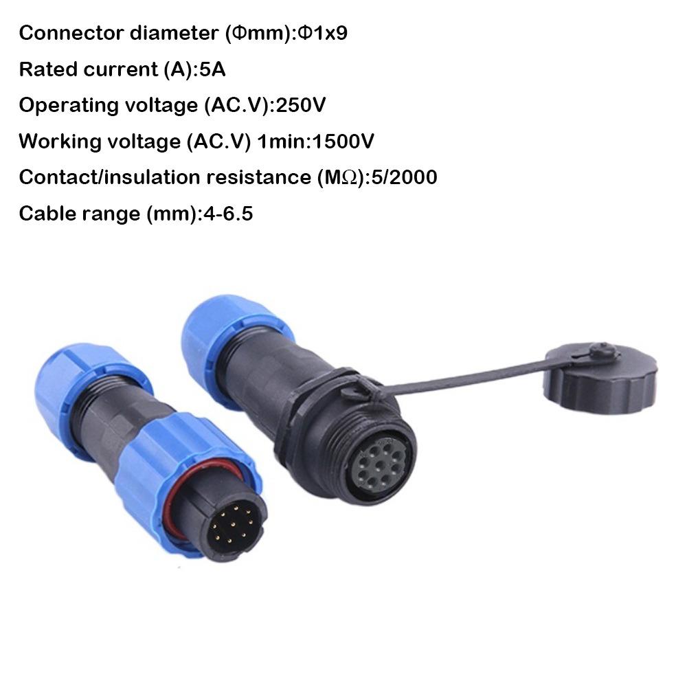 Docking Cable Connectors SP13 Male Female Plug Socket Connector Socket Plug  Cable