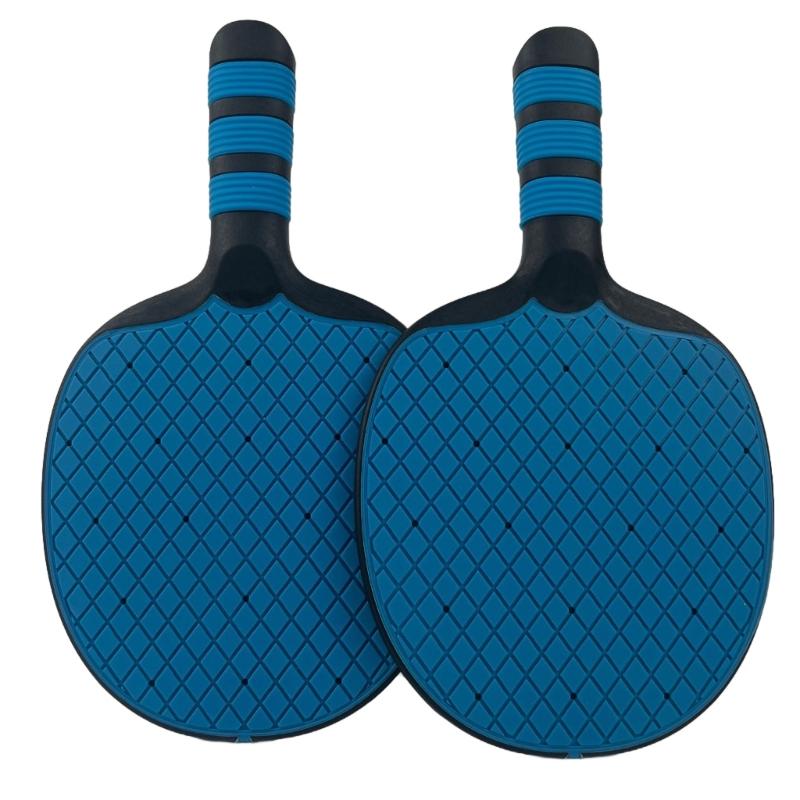 1 Pair Rubber Table Tennis Equipment for Beginner Pingpong Paddle Set Table Tennis Bat Table Tennis Rackets Set