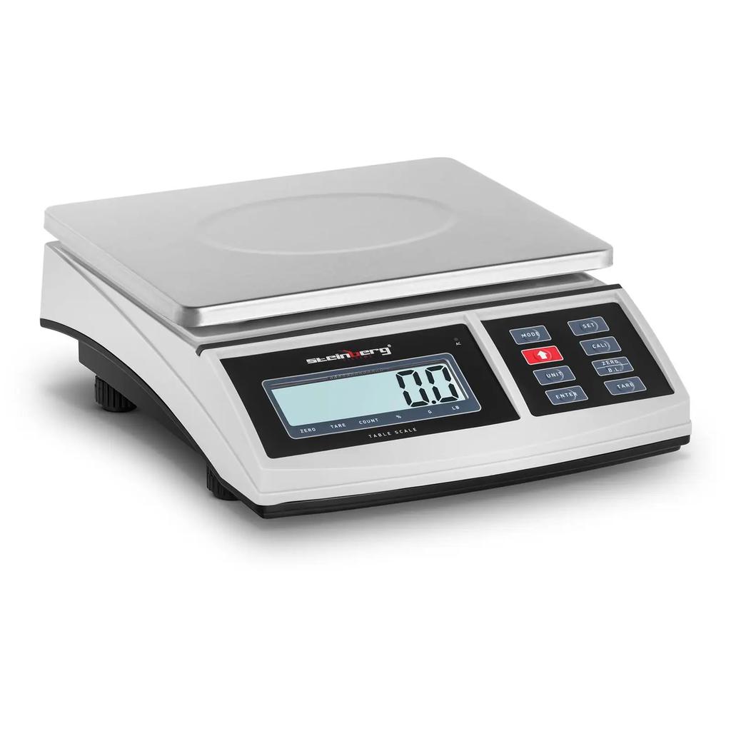 LCD postal parcel scale 21 x 27 cm 6 kg / 0.2 g