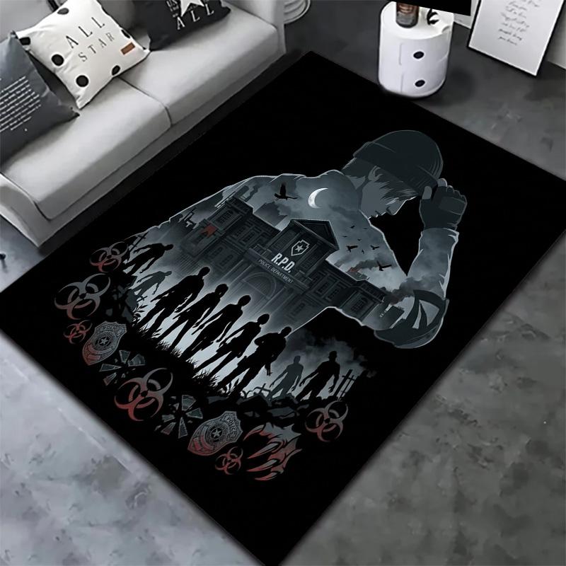 Resident Evil Carpet Rug For Living Room Bedroom Home Sofa Decoration Kids Play Nonslip Floor Mat