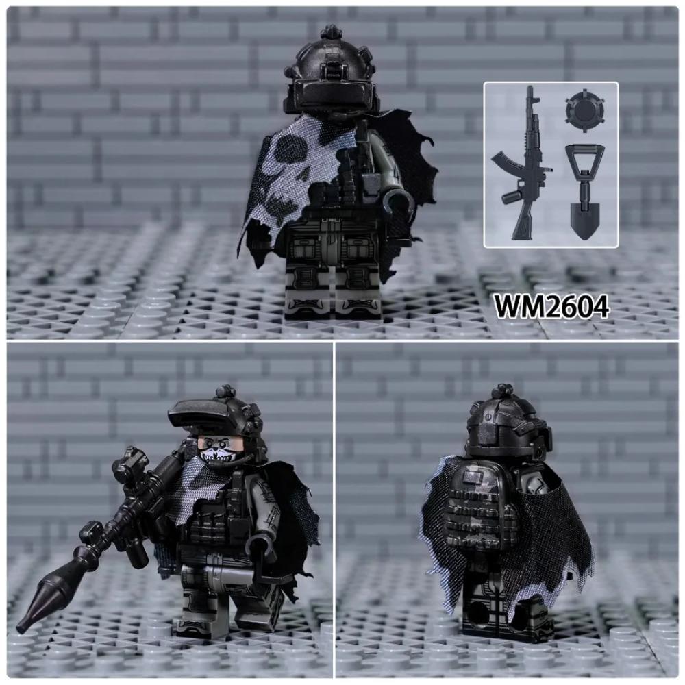 WM6147 WM6168 WM6169 Военная серия SWAT Спецназ Конструктор Коммандос Солдат Городская полиция Кепка Мини Экшн Фигурка Игрушки