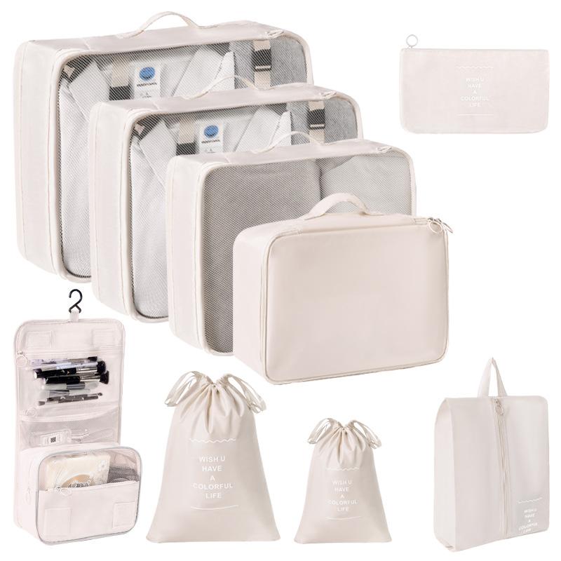 6/7/8/9/10 шт. Набор дорожных органайзеров для хранения сумок для чемоданов, набор кубиков, чехлов, переносных чемоданов, одежды, обуви, аккуратных складных мешочков