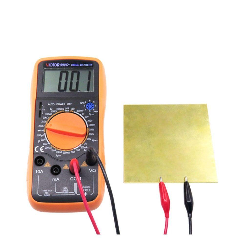 2PCS Copper Banana Plug To Alligator Clip Test Lead Crocodile Clip Multimeter Test Cable  Multimeter