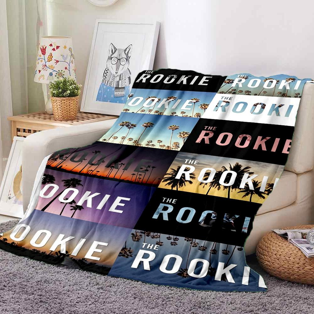 Rookie Palm Trees Flannel Blanket Throw Blanket Soft Warm Sofa Bed Camping home Decor Unique Christmas Gift C9261891