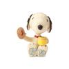 Enesco Peanuts by Jim Shore Snoopy Donuts and Coffee Miniature Figurine, 3 Inch, Multicolor