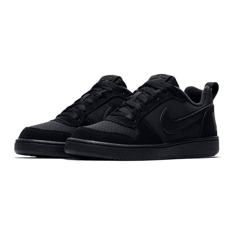 Nike Court Borough Low Gs Тройной Черный 839985-001