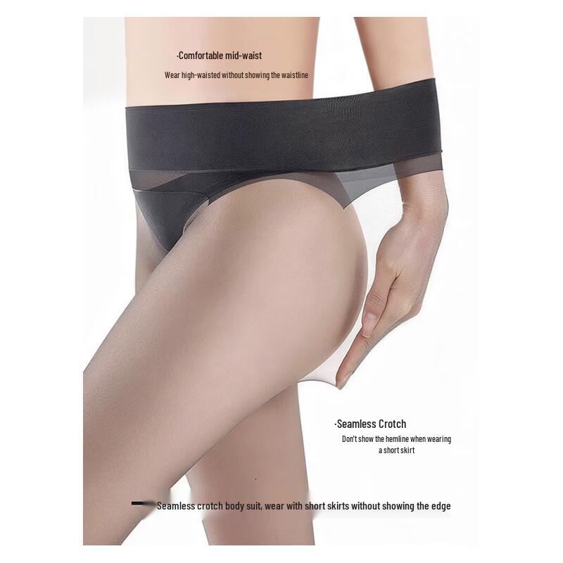 Бесшовные прозрачные чулки Ono Kazuko с защитой от зацепок (2-Pack)