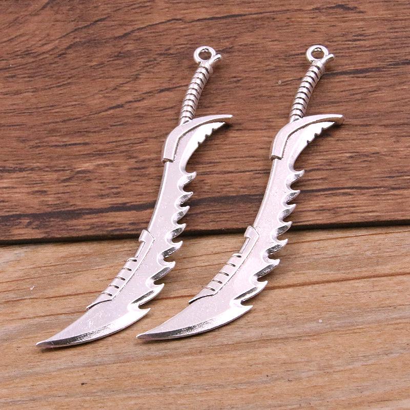 15 DIY Подвесок-Оружия из Сплава: Мечи, Ножи, Пистолеты, Луки и многое другое