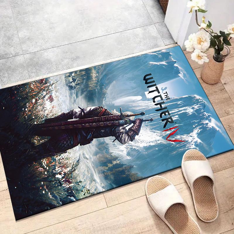 The Witcher Printed Area Rug Carpet for Bedroom Living Room Home Decor Rugs Mat Non Slip Mat Rug for Bedside