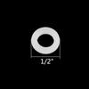 1/2" 3/4" 1" Silicone Gaskets Water Connectors Seal Rings Flat Seal Washer Gasket Hardware Fastener Accessories Anti-leak Washer