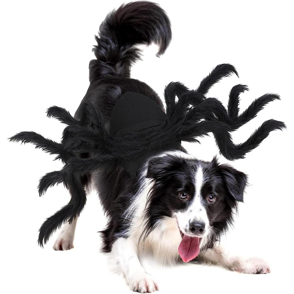 Halloween Dog Cat Clothes Dressing Pet Spider Costume Party Holiday Cosplay Props Funny Outfit for Small Medium Dog Cat Costumes