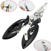 1PC Multifunctional Stainless Steel Fishing Pliers Split Ring Scissors Wire Line Cutter Hook Remover