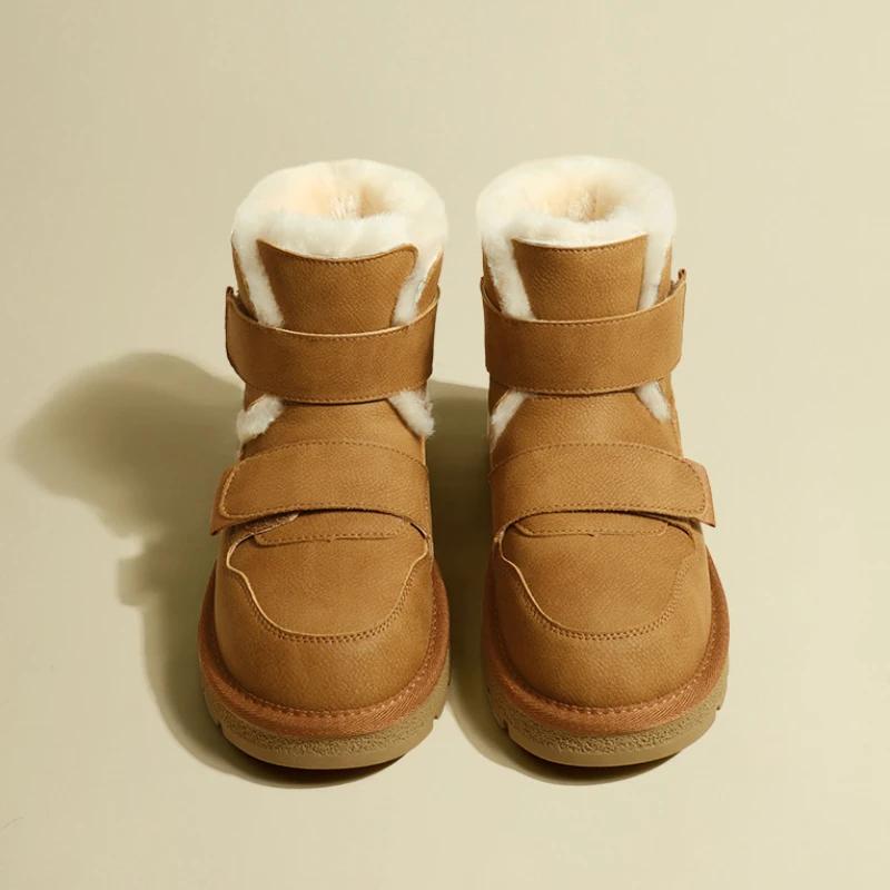 Новые зимние женские ботинки, толстые меховые плюшевые женские зимние ботинки на платформе, сохраняющие тепло, ботильоны, водонепроницаемые кроссовки для отдыха на открытом воздухе, Botas Mujer