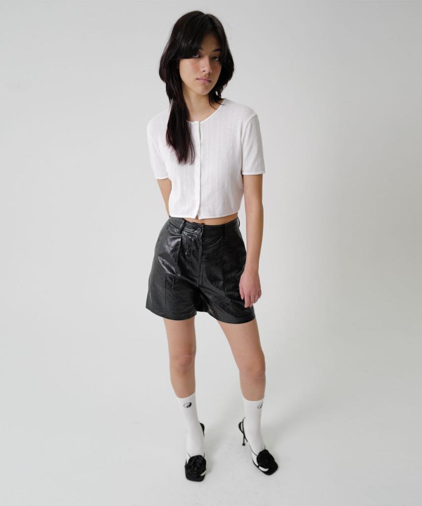 SUSUMU Nemo Shorts - Faux Leather