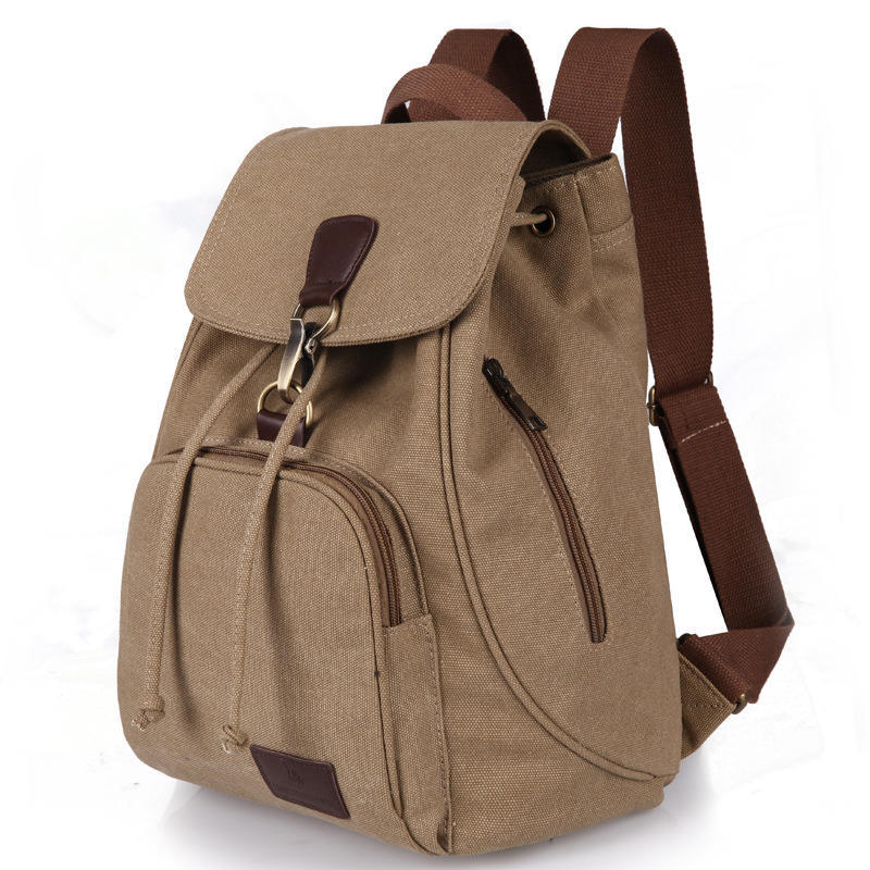 Casual Retro Denim Shoulder Bags Female Korean Wild Backpack Canvas Bag Casual Travel Multi-pocket