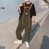 Harajuku Trend Men's High Street Japanese Design Workwear Overalls for Couples