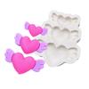Wings Heart Shape Silicone Mold Sugarcraft Cupcake Baking Mold Fondant Cake Decorating Tools