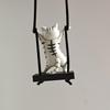 1pc Charming Cat Car Pendant, Cute Cat Dancing Cat, Creative Car Interior Rearview Mirror Decorative Pendant