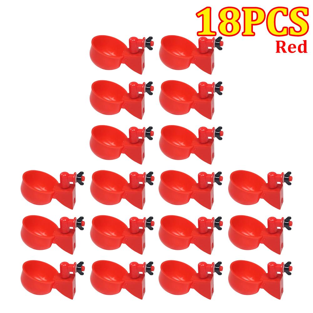 Чашка-поилка для кур Автоматическая поилка Кормушка для кур Пластиковая поилка для птицы Поилка для питьевой воды для цыплят, уток, гусей, перепелов