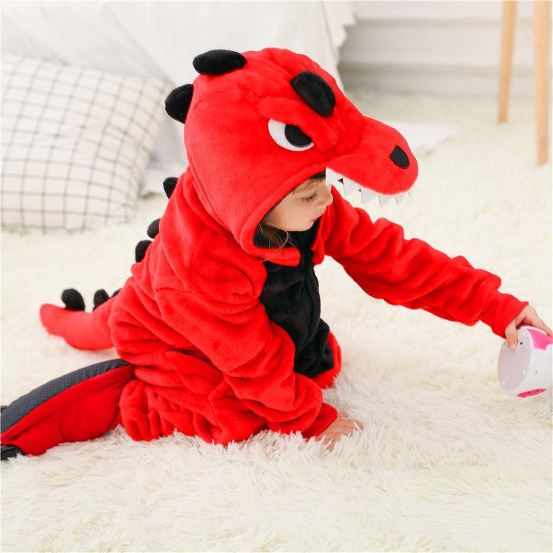 12 Styles Cartoon Animal One-piece Pajamas Home Sleepwear With Shoes Cosplay Costume Children Boy Girl Kid Pajama