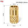 Brass Body Check Valve Hollow Perforated Water Strainer Foot Valve  Water Suction System