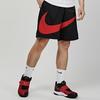 Nike Спортивные шорты Dri-Fit для мужчин, свободного кроя, с большим логотипом-крючком, черные