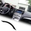Glossy Piano Black trument Upper Trim Sticker For Infiniti G37 G25 G35 07-13